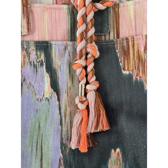 Vince Blue and Pink Tote Bag - Picture 4 of 11